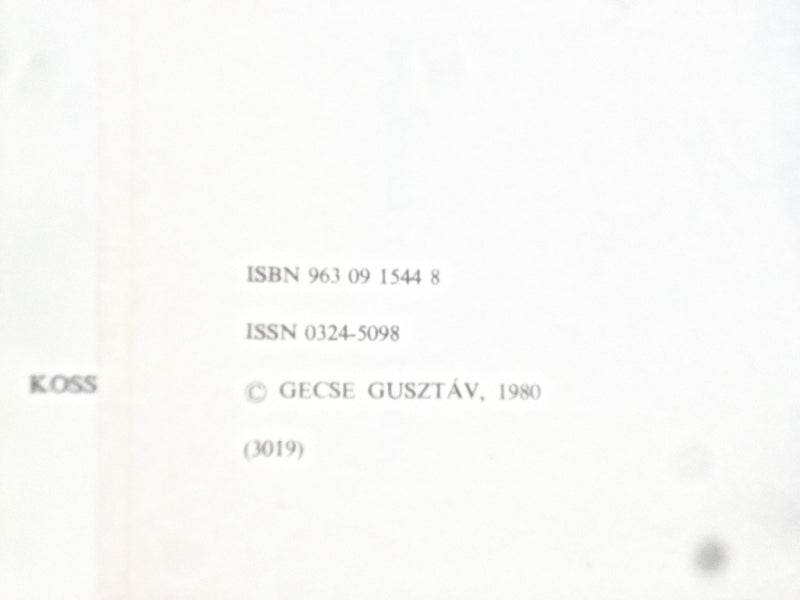 1980 VALLASTORTENET HARDCOVER BOOK BY GECSE GUSZTAV - HUNGARIAN TEXT - KD 8762