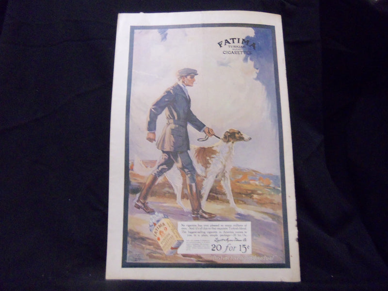 1912 OCTOBER 17 LESLIE'S WEEKLY MAGAZINE - EARLY TO BED - ST 1208