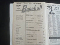 1967 STREET AND SMITH'S BASEBALL MAGAZINE - ANDY ETCHEBARREN COVER - J 7695