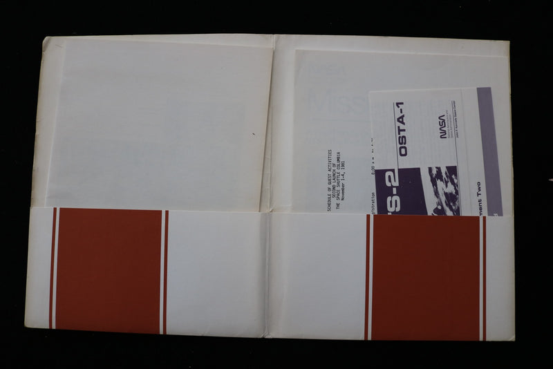 1981 NASA INFORMATION KIT - SOFTCOVER BINDER - K 3076