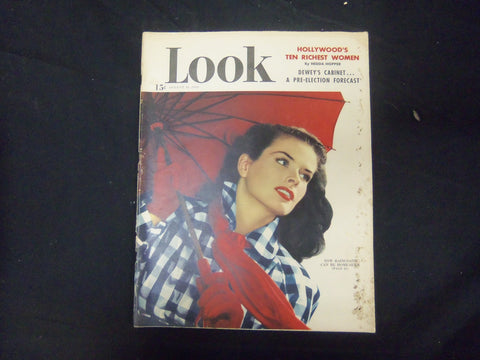 1948 AUGUST 31 LOOK MAGAZINE - GREAT COVER, PHOTOS & ADS - ST 2789