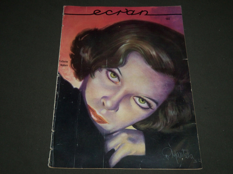 1934 FEB 13 ECRAN SPANISH MAGAZINE - KATHERINE HEPBURN COVER - ST 4779