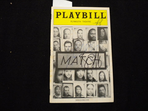 2004 MACH PLAYBILL - 3 SIGNATURES ON THE COVER - J 8276