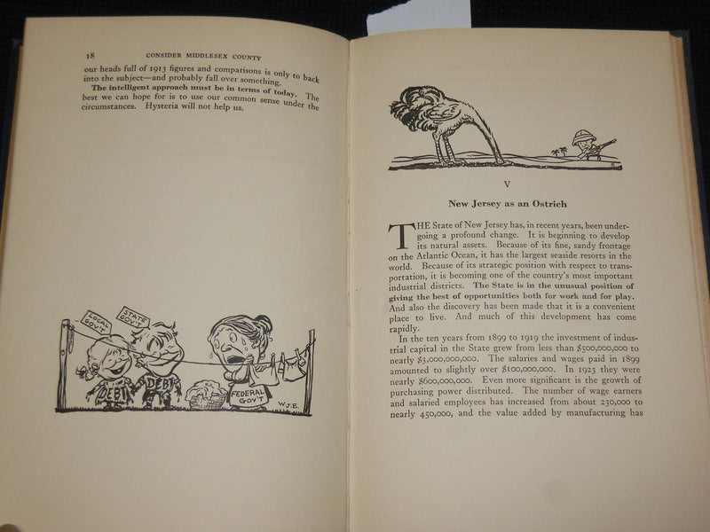 1926 CONSIDER MIDDLESEX COUNTY HARDCOVER BOOK BY SAMUEL CROWTHER - KD 7370