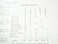 1913-1914 THE DIAL BRATTLEBORO HIGH SCHOOL MAGAZINE LOT OF 9 - INFO. - O 2339