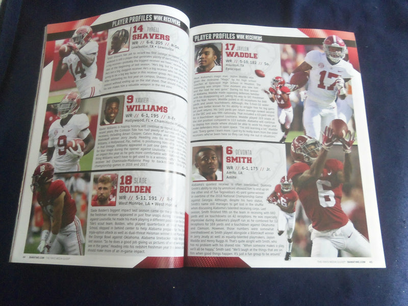 2019BAMATIME MAGAZINE - UNIVERSITY OF ALABAMA - THE ALABAMA FACTOR - SP 1220U