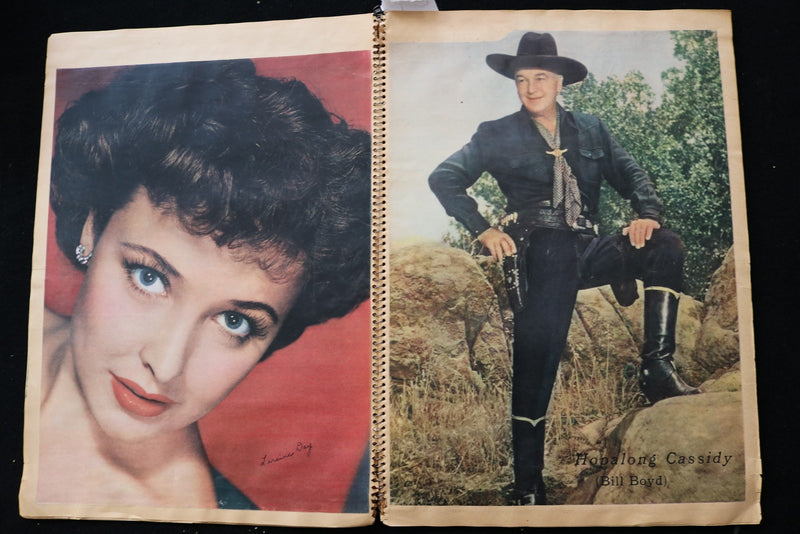 1940'S-1950'S MOVIE STARS SCRAPBOOK - GENE AUTRY - GINGER ROGERS - E 24881