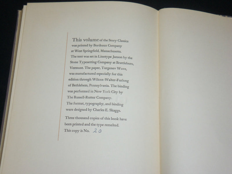 1951 THE DISTRICT DOCTOR TURGENEV & LIMITED EDITION BOOK #20 OF 3000 - KD 6550