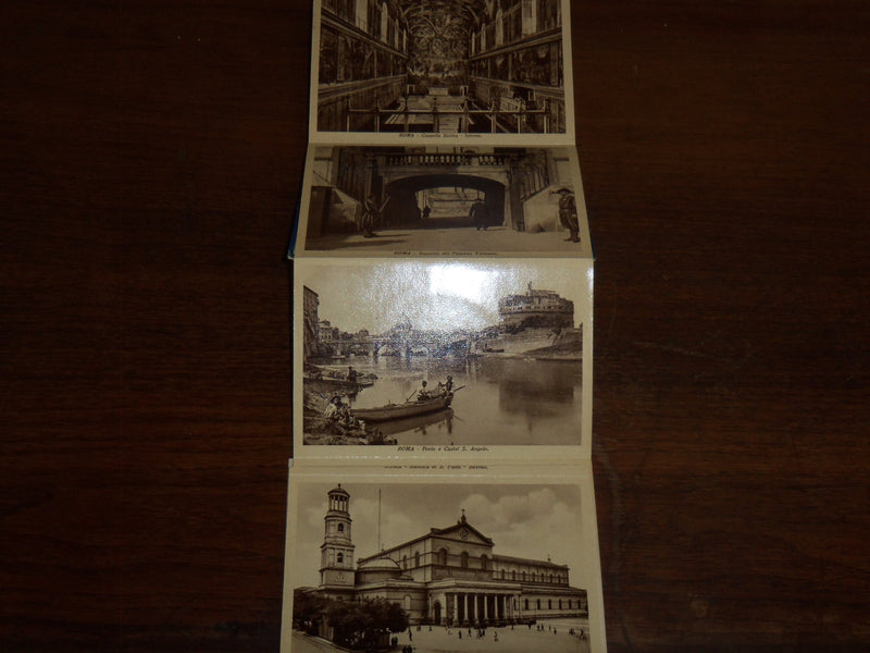 1920'S RICORDO DI ROMA VIEW BOOKS LOT OF 2 - PART 1 & PART 2 - K 1156