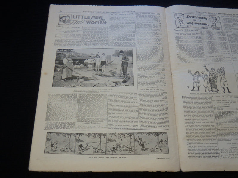 1902 SEPT 7 NEW YORK TRIBUNE ILLUSTRATED SUPPLEMENT - JOHN M. FARLEY - NP 9006