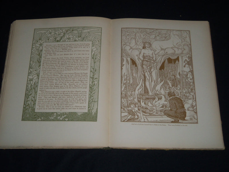 1898 THE PILGRIM'S PROGRESS BOOK BY JOHN BUNYAN - NICE ILLUSTRATIONS - Z 96