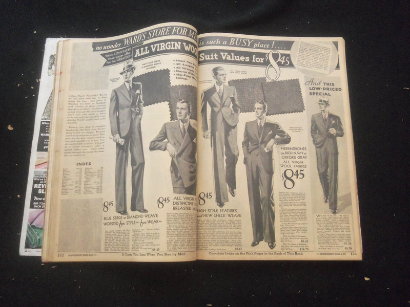 1933-34 FALL AND WINTER MONTGOMERY WARD CATALOG - GREAT FASHION - R 93H