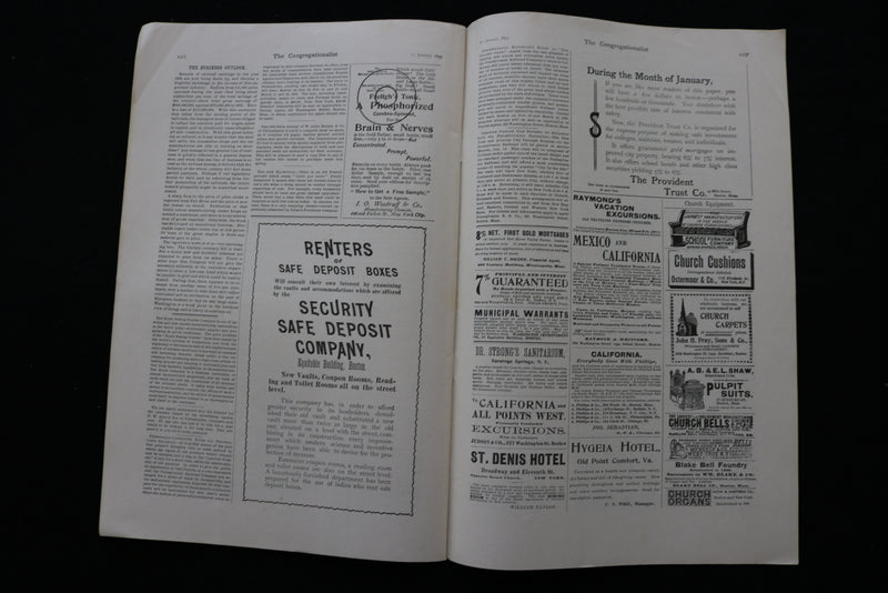 1895 JANUARY 17 THE CONGREGATIONALIST MAGAZINE - LADY HENRY SOMERSET - K 2326
