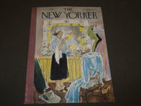 1958 OCTOBER 4 NEW YORKER MAGAZINE FRONT COVER ONLY - GREAT ART FOR FRAMING