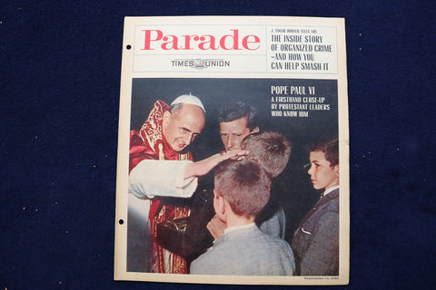 1963 SEPTEMBER 15 PARADE MAGAZINE - POPE PAUL VI COVER - E 22391