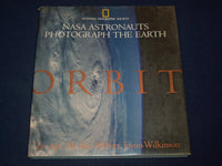 1996 ORBIT NASA ASTRONAUTS PHOTOGRAPH THE EARTH HARDCOVER BOOK - KD 2762
