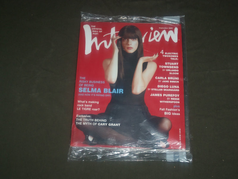 2004 SEPTEMBER INTERVIEW MAGAZINE - SELMA BLAIR COVER - B 4477