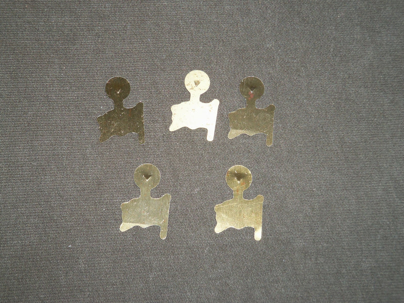 1944 THE AMERICAN RED CROSS DISASTER FUND PINS LOT - 5 TOTAL PINS - J 3710