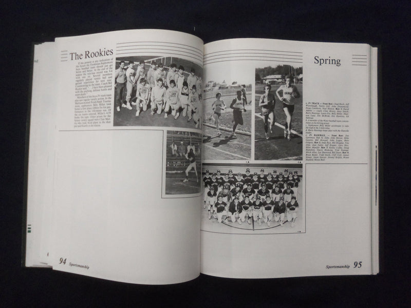 1986 RIDDLE MATTHOON HIGH SCHOOL YEARBOOK - MATTOON, IL - YB 3310