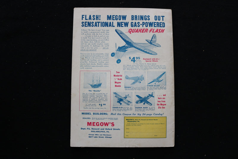 1937 APRIL FLYING ACES MAGAZINE - SURPRISE ASSAULT ON SINGAPORE COVER - ST 1011G