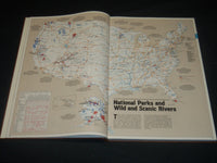 1985-1988 NATIONAL GEOGRAPHIC SOCEITY ATLAS LOT OF 4 GREAT COLOR MAPS - KD 664A
