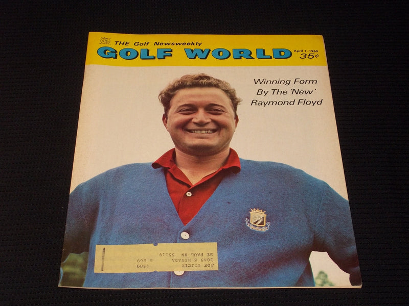 1969 APRIL 1 GOLF WORLD MAGAZINE - RAYMOND FLOYD FRONT COVER - E 6500