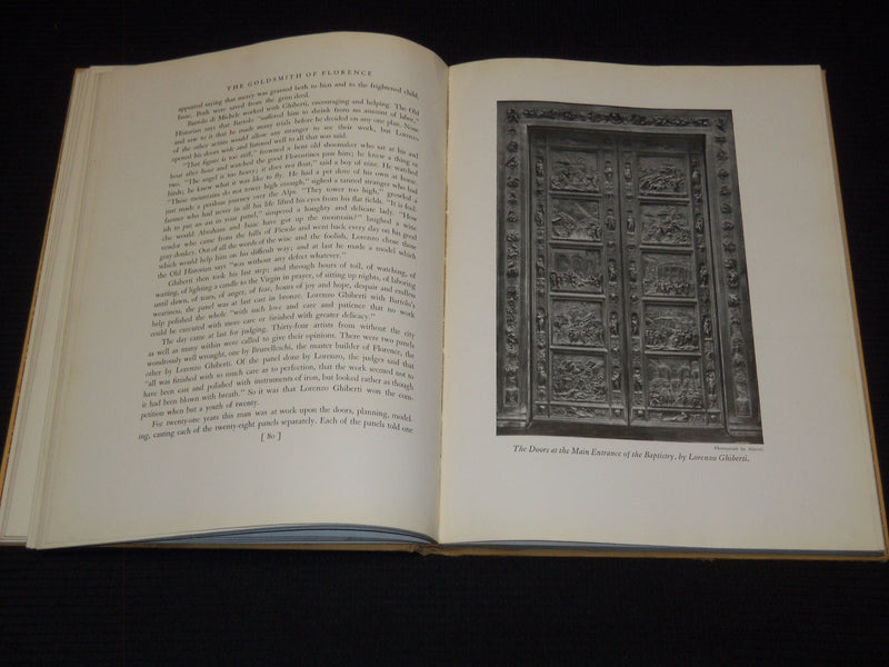 1929 THE GOLDSMITH OF FLORENCE HARDCOVER BOOK BY KATHARINE GIBSON - R 735Z
