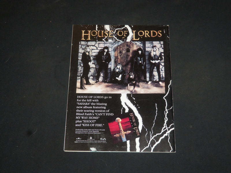 1990 OCT 31 CIRCUS MAGAZINE - POISON & FAITH NO MORE COVER - PHOTOS - SP 7633