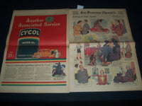 1936 APRIL SAN FRANCISCO CHRONICLE MAGAZINE SECTIONS - GOOSE GOSLIN AD - NP 3712