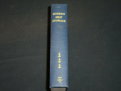 1968 MODERN SHIP STOWAGE BOOK BY JOSEPH LEEMING - HANDLING CARGO - KD 5947
