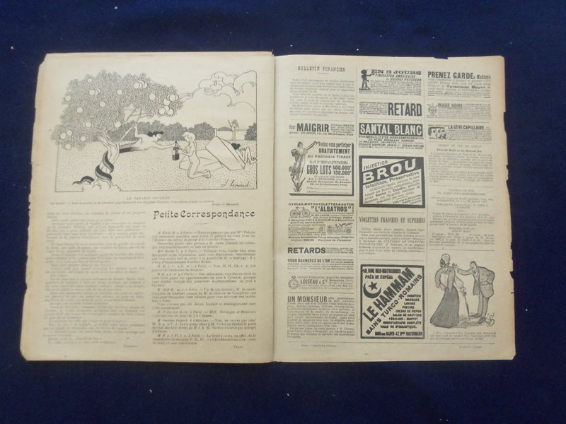 1908 JAN 4 LE SOURIRE MAGAZINE - ILLUSTRATED COMEDY - FRENCH TEXT - SP 4867D