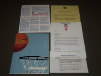 1992 BASKETBALL HALL OF FAME PROMOTIONAL PACKAGE - SPRINGFIELD MASS. - J 2592