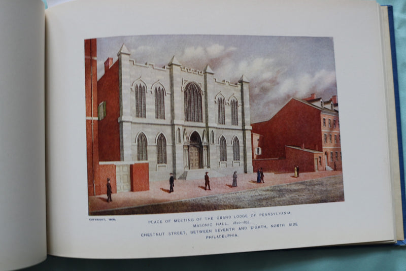 1926 R.W. GRAND LODGE OF PENNSYLVANIA SOUVENIR ALBUM - HARDCOVER BOOK - K 3344
