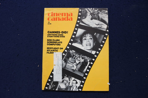 1980 JUNE/JULY CINEMA CANADA MAGAZINE - CAROLE LAURE COVER - E 17629