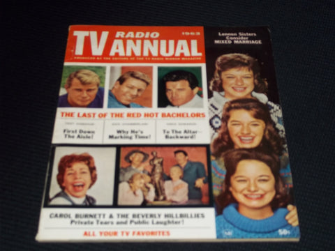 1963 TV RADIO ANNUAL MAGAZINE - THE LENNON SISTERS FRONT COVER - E 17186