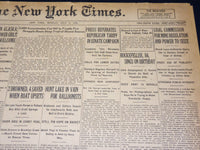 1923 JULY 9 NEW YORK TIMES NEWSPAPER- ROCKEFELLER 84 SINGS ON BIRTHDAY - NT 7742