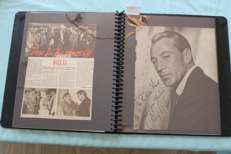 GARY COOPER SCRAPBOOK - E 26483
