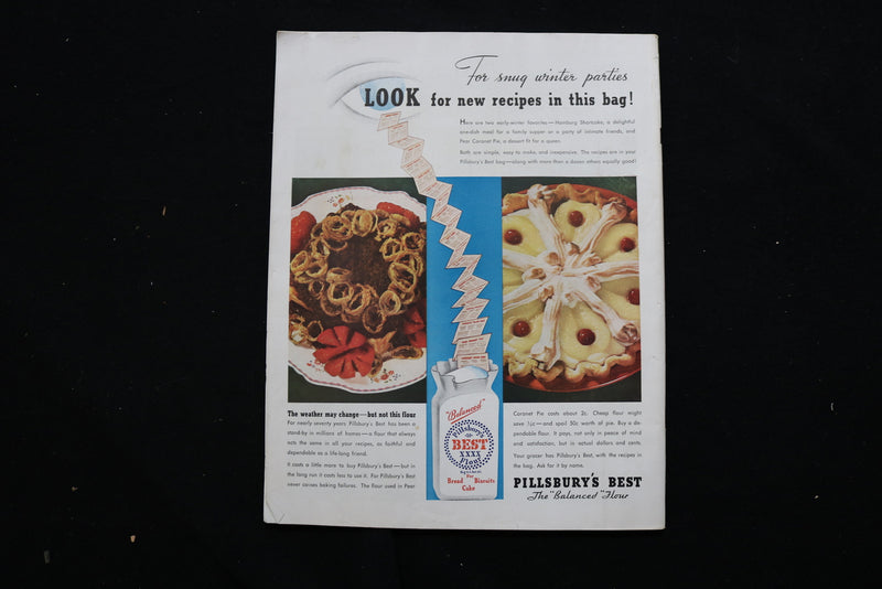 1937 DEC 4 COLLIER'S MAGAZINE - A TOUCAN AND BABY CHICKS COVER - E 11030