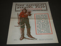 1902 JUNE 14 THE SATURDAY EVENING POST MAGAZINE - ILLUSTRATED COVER- SP 1046