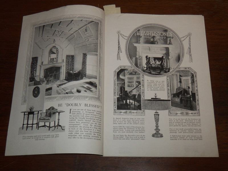 1922-1923 HEARTHSTONES MAGAZINES LOT OF 2 ISSUES - MADISON, WISCONSIN - K 1112