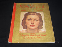 1937 DECEMBER MCCALL'S MAGAZINE - NEYSA MCMEIN BEAUTIFUL FRONT COVER - E 1063