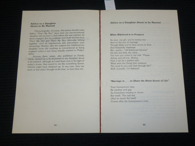 1979 OBSTACLES TO UTOPIA SOFTCOVER BOOK INSCRIBED BY CORINNA MARSH - J 7024