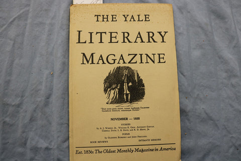 1935 NOVEMBER THE YALE LITERARY MAGAZINE - K 3230