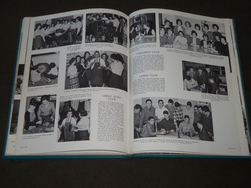1962 EPOCH HILLSIDE HIGH SCHOOL YEARBOOK - MARC LEEPSON - YB 1378