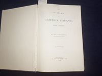 1974 THE HISORY OF CAMDEN COUNTY BICENTENNIAL EDITION HARDCOVER BOOK - KD 9086