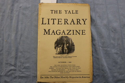 1935 OCTOBER THE YALE LITERARY MAGAZINE - BRENDAN GILL - K 3229
