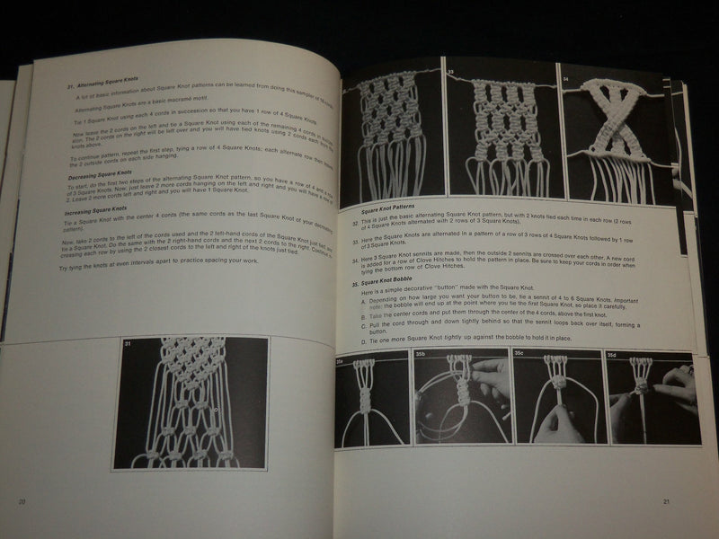 1972 MACRAME YOU CAN WEAR SOFTCOVER BOOK BY LAURA TORBET - J 6742
