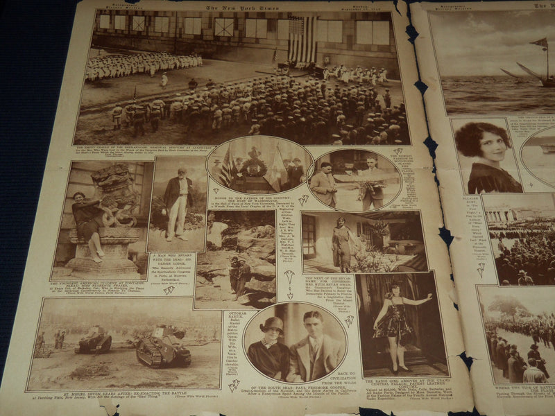 1925 SEPTEMBER 20 NOV NEW YORK TIMES PICTURE SECTION - JIMMIE WALKER - NT 9491