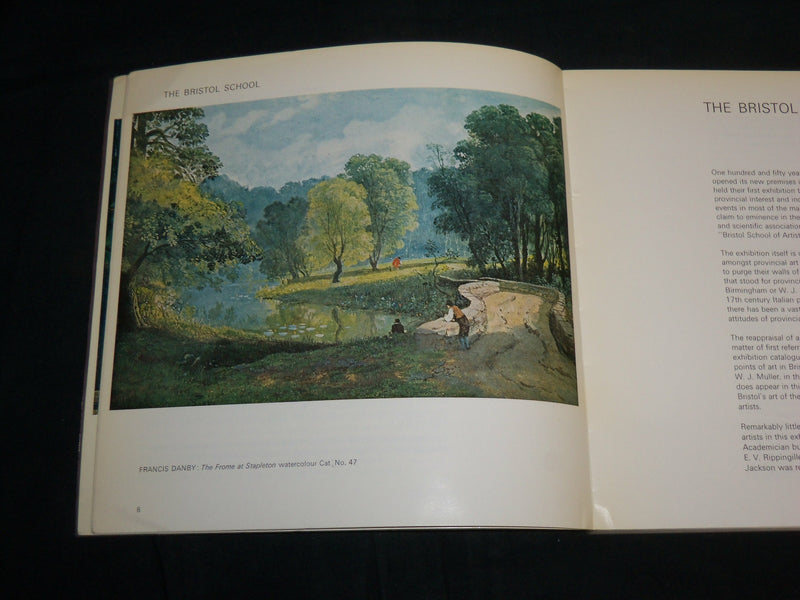 1973 THE BRISTOL SCHOOL OF ARTISTS SOFTCOVER BOOK BY FRANCIS DANBY - KD 7033