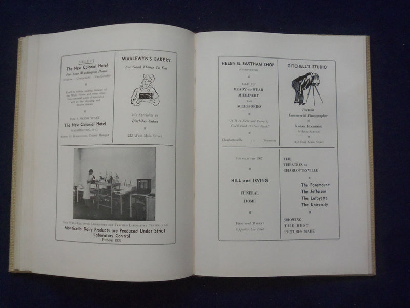 1940 THE CHAIN LANE HIGH SCHOOL YEARBOOK - CHARLOTTESVILLE, VIRGINIA - YB 3025